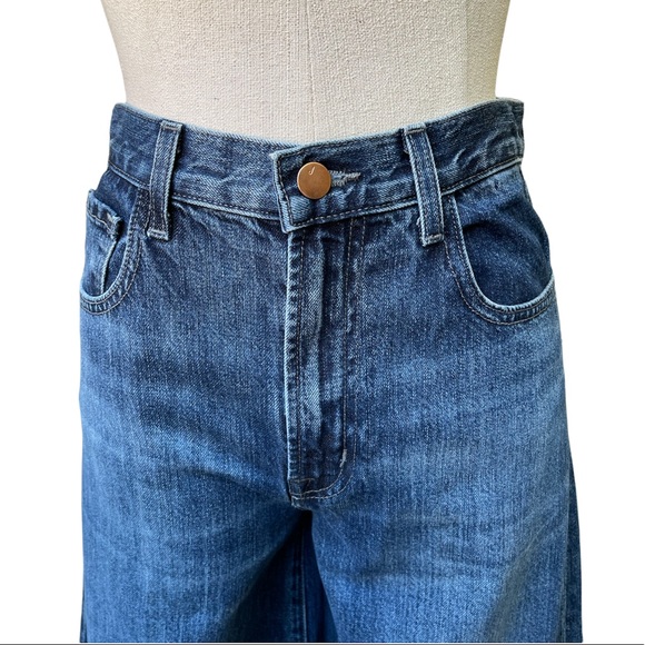 NWT J Brand Thelma High Rise Super Wide Leg Jeans In Saltwater Blue - Picture 7 of 12